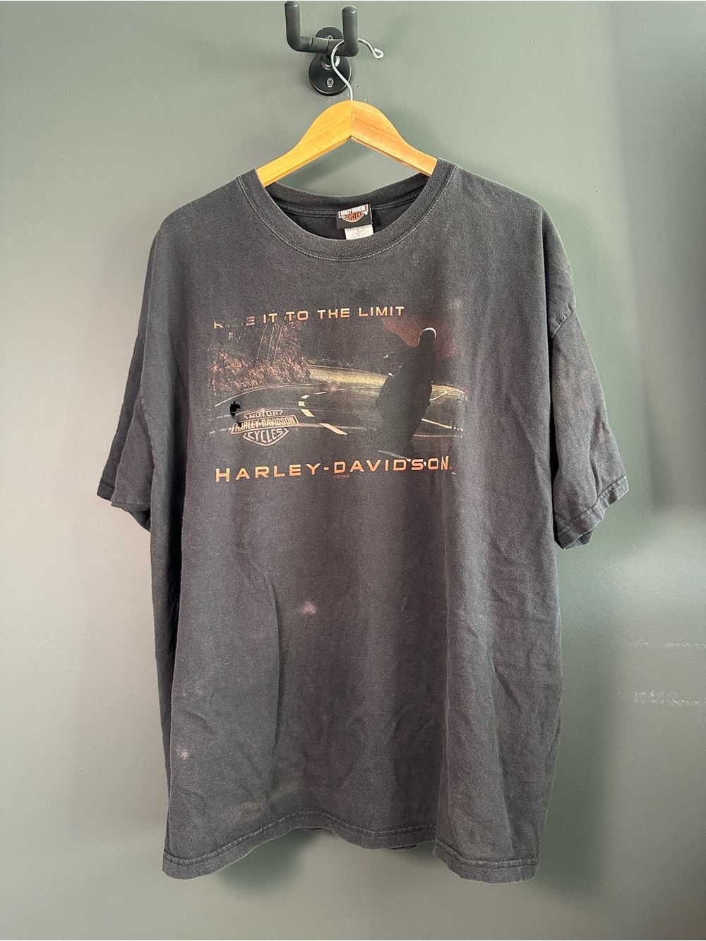 Harley-Davidson Black Short-Sleeve Rider Graphic Tee